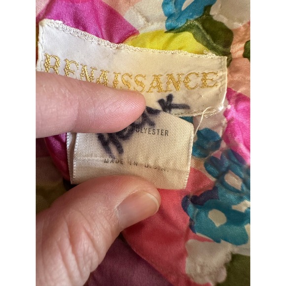 Renaissance Vintage 1960s Union Made in‎ USA Dress Size M - Picture 9 of 10
